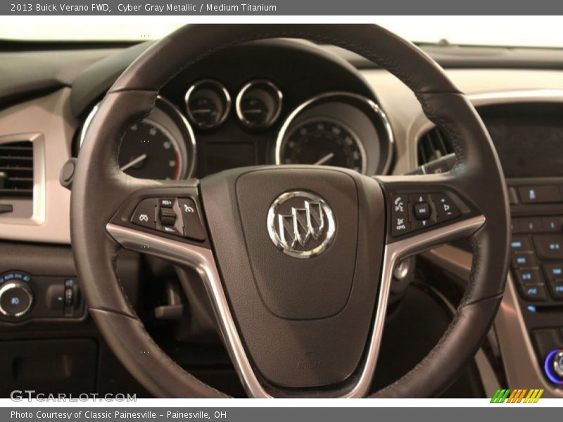 Cyber Gray Metallic / Medium Titanium 2013 Buick Verano FWD