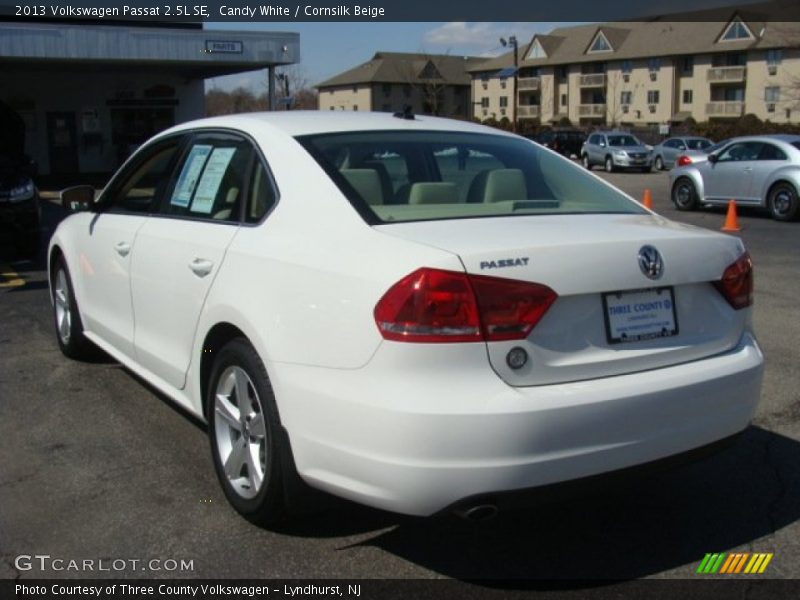 Candy White / Cornsilk Beige 2013 Volkswagen Passat 2.5L SE