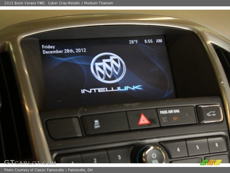 Cyber Gray Metallic / Medium Titanium 2013 Buick Verano FWD