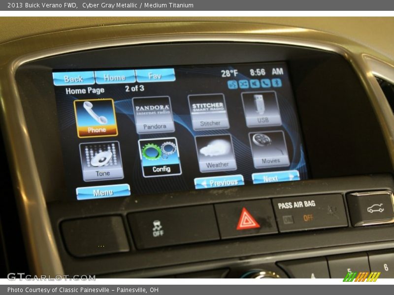 Cyber Gray Metallic / Medium Titanium 2013 Buick Verano FWD