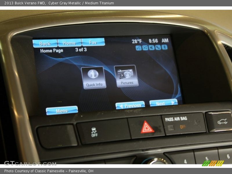 Cyber Gray Metallic / Medium Titanium 2013 Buick Verano FWD