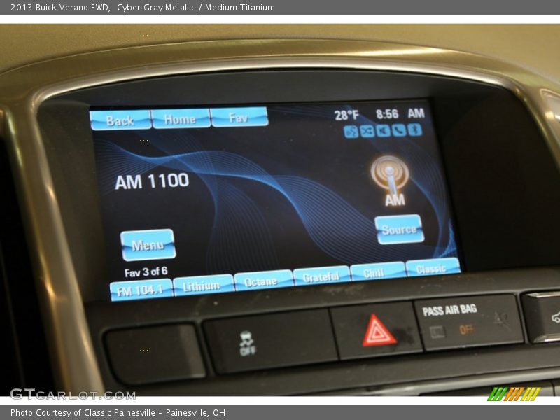 Cyber Gray Metallic / Medium Titanium 2013 Buick Verano FWD