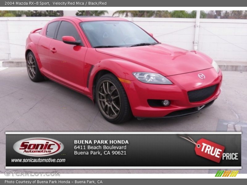 Velocity Red Mica / Black/Red 2004 Mazda RX-8 Sport