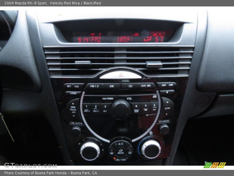 Controls of 2004 RX-8 Sport