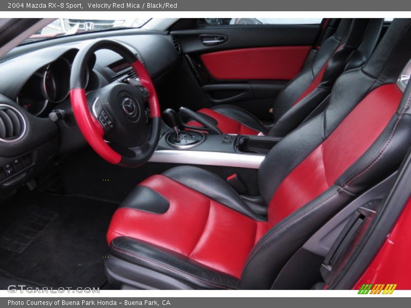  2004 RX-8 Sport Black/Red Interior