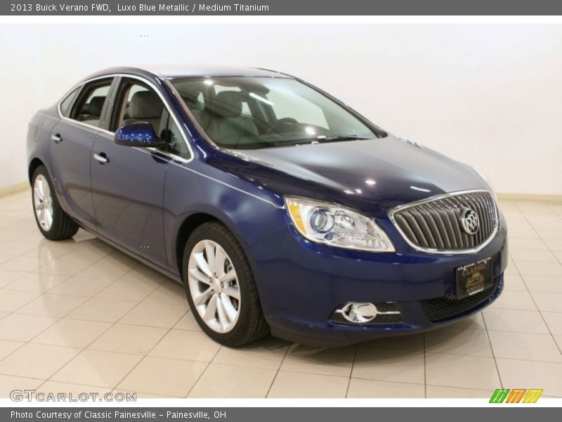 Luxo Blue Metallic / Medium Titanium 2013 Buick Verano FWD
