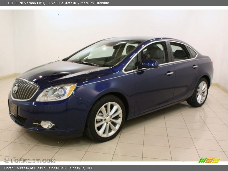 Luxo Blue Metallic / Medium Titanium 2013 Buick Verano FWD