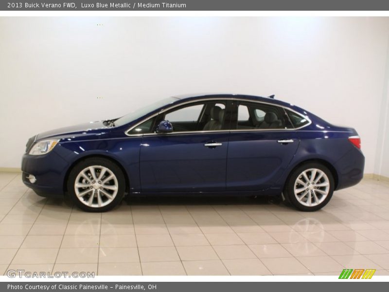 Luxo Blue Metallic / Medium Titanium 2013 Buick Verano FWD