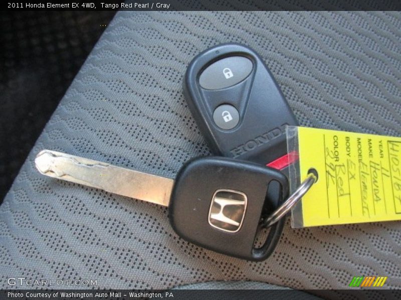 Tango Red Pearl / Gray 2011 Honda Element EX 4WD