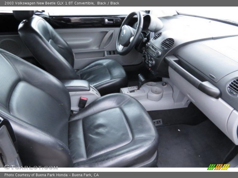 Black / Black 2003 Volkswagen New Beetle GLX 1.8T Convertible