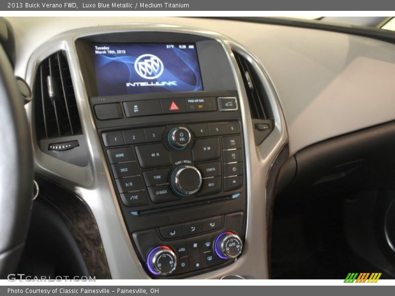 Luxo Blue Metallic / Medium Titanium 2013 Buick Verano FWD