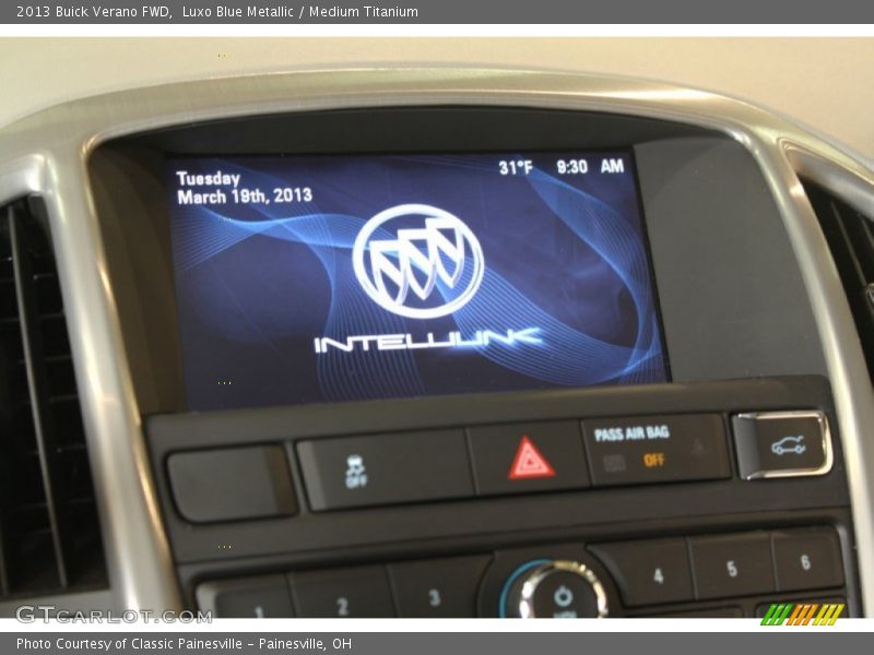 Luxo Blue Metallic / Medium Titanium 2013 Buick Verano FWD