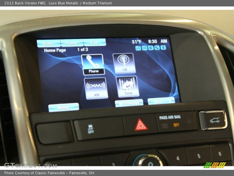 Luxo Blue Metallic / Medium Titanium 2013 Buick Verano FWD