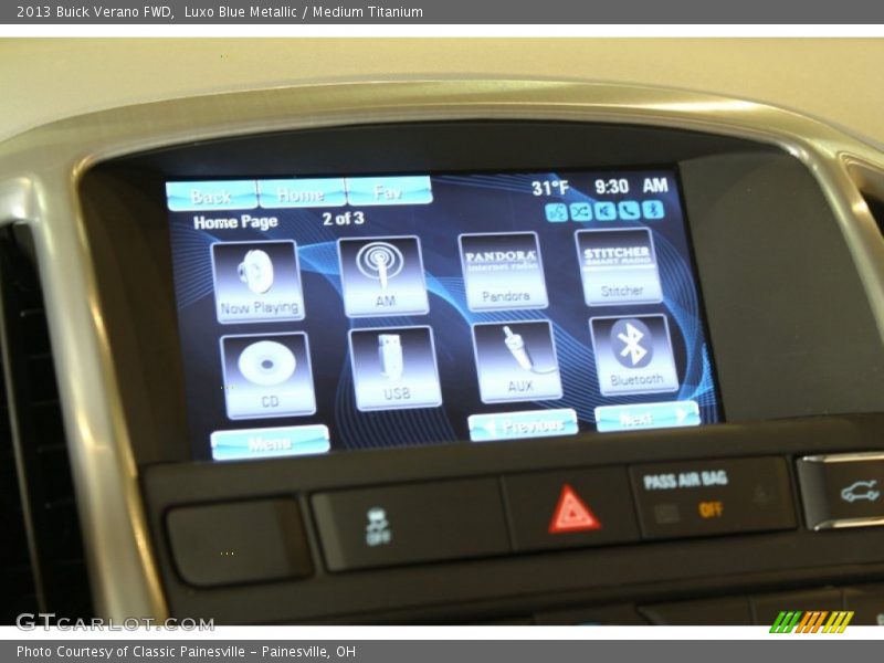 Luxo Blue Metallic / Medium Titanium 2013 Buick Verano FWD