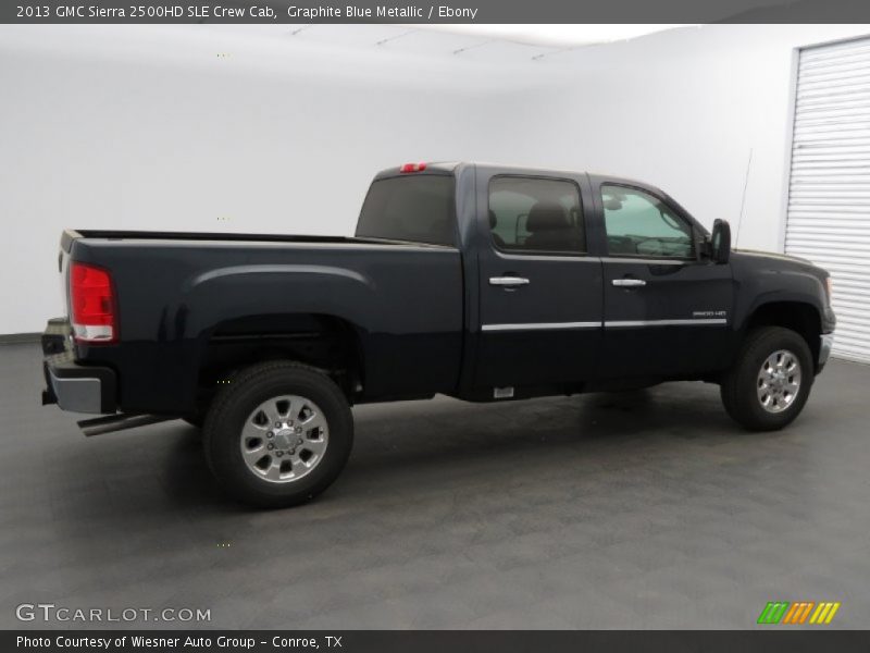 Graphite Blue Metallic / Ebony 2013 GMC Sierra 2500HD SLE Crew Cab