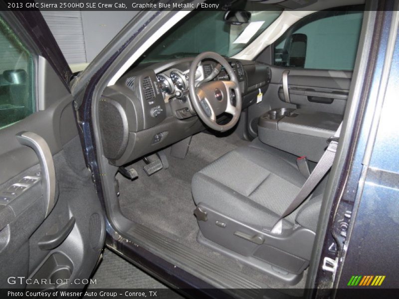 Graphite Blue Metallic / Ebony 2013 GMC Sierra 2500HD SLE Crew Cab