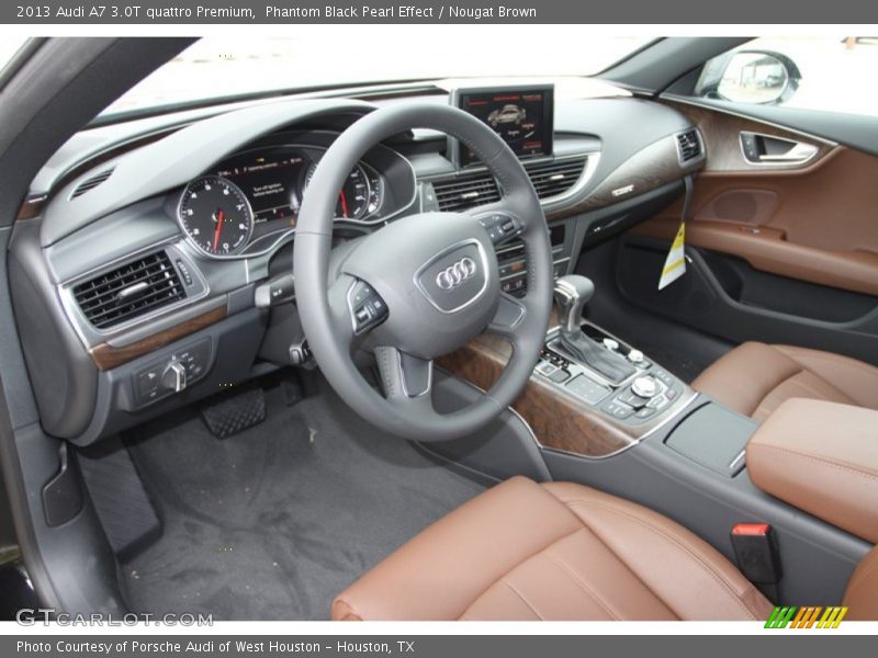  2013 A7 3.0T quattro Premium Nougat Brown Interior