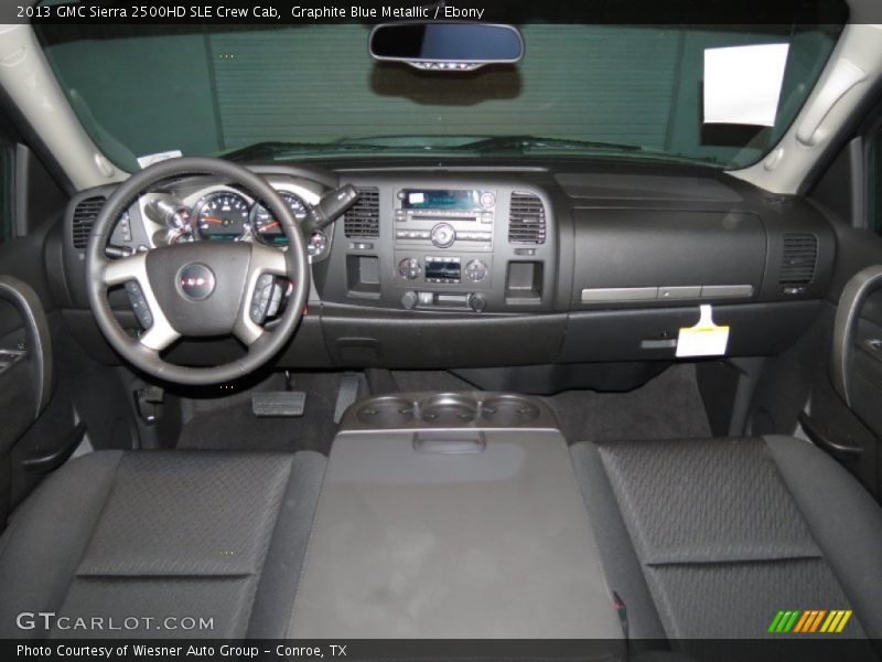 Graphite Blue Metallic / Ebony 2013 GMC Sierra 2500HD SLE Crew Cab