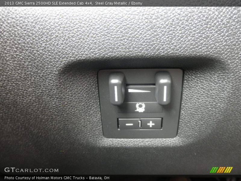 Steel Gray Metallic / Ebony 2013 GMC Sierra 2500HD SLE Extended Cab 4x4