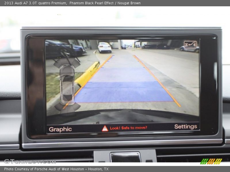 Phantom Black Pearl Effect / Nougat Brown 2013 Audi A7 3.0T quattro Premium
