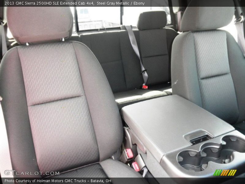Steel Gray Metallic / Ebony 2013 GMC Sierra 2500HD SLE Extended Cab 4x4