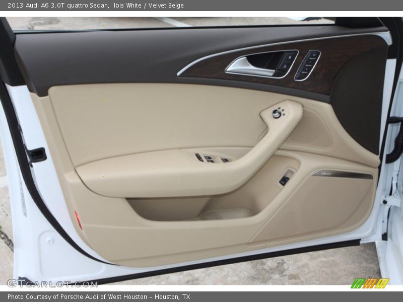 Ibis White / Velvet Beige 2013 Audi A6 3.0T quattro Sedan