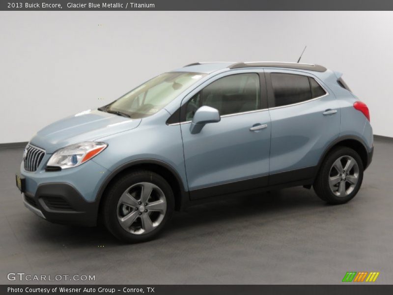 Glacier Blue Metallic / Titanium 2013 Buick Encore