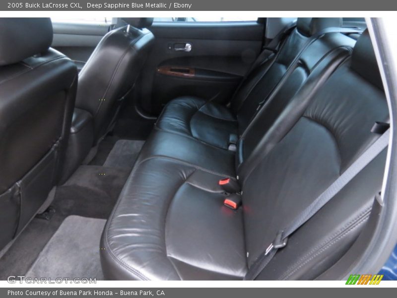 Rear Seat of 2005 LaCrosse CXL