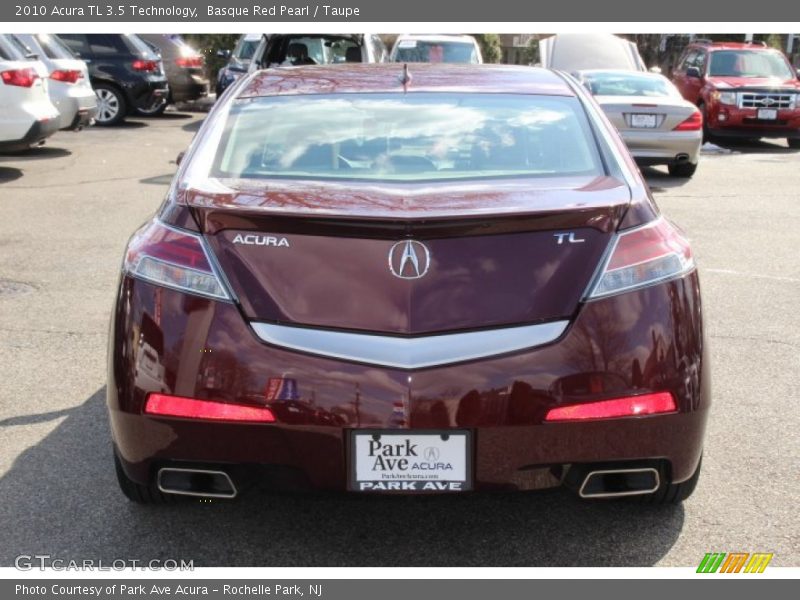 Basque Red Pearl / Taupe 2010 Acura TL 3.5 Technology
