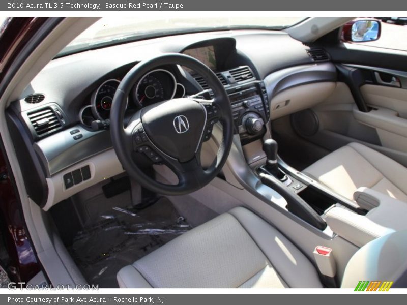 Basque Red Pearl / Taupe 2010 Acura TL 3.5 Technology