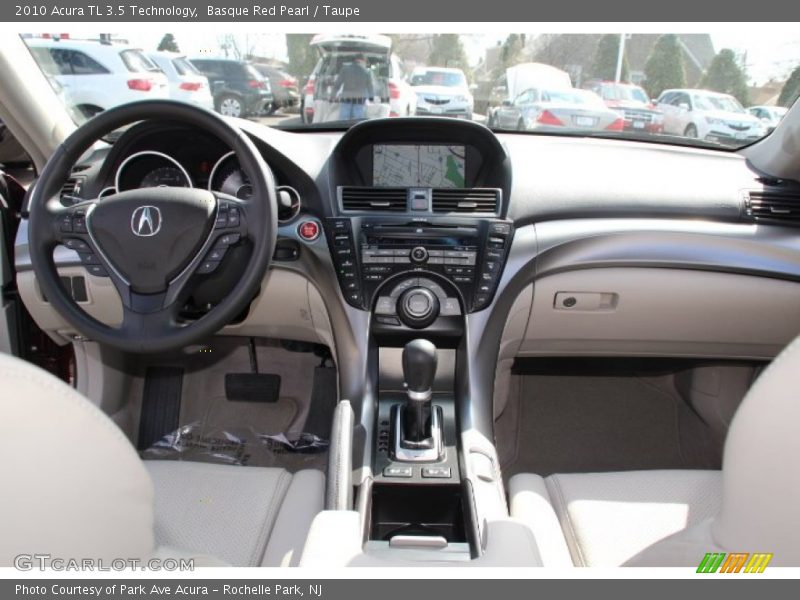 Basque Red Pearl / Taupe 2010 Acura TL 3.5 Technology