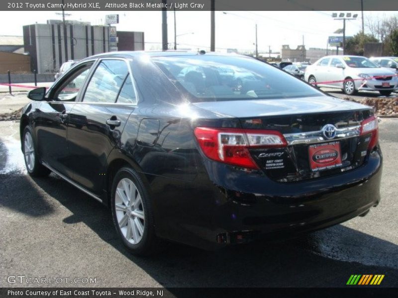 Attitude Black Metallic / Light Gray 2012 Toyota Camry Hybrid XLE