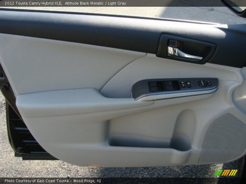 Attitude Black Metallic / Light Gray 2012 Toyota Camry Hybrid XLE