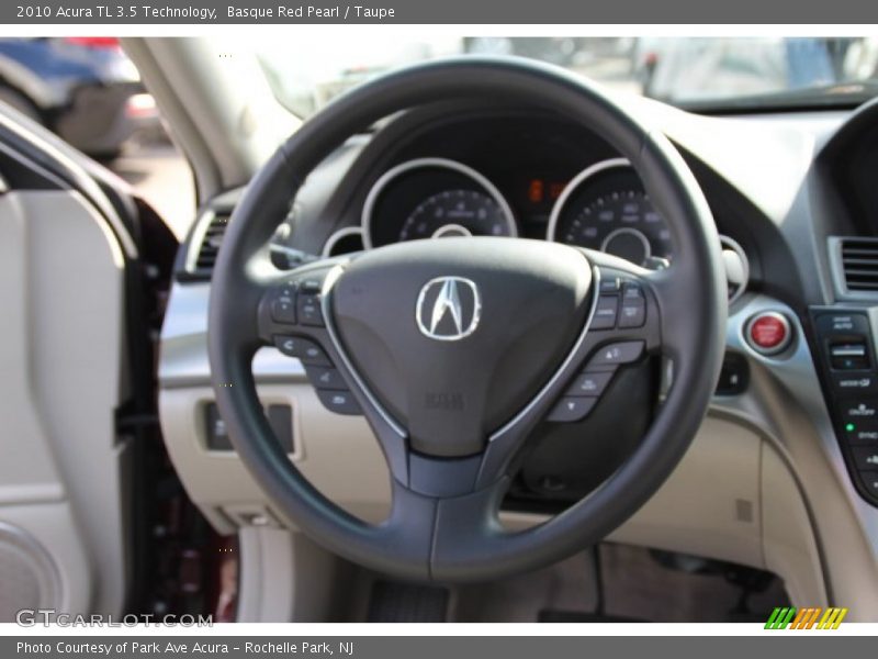 Basque Red Pearl / Taupe 2010 Acura TL 3.5 Technology