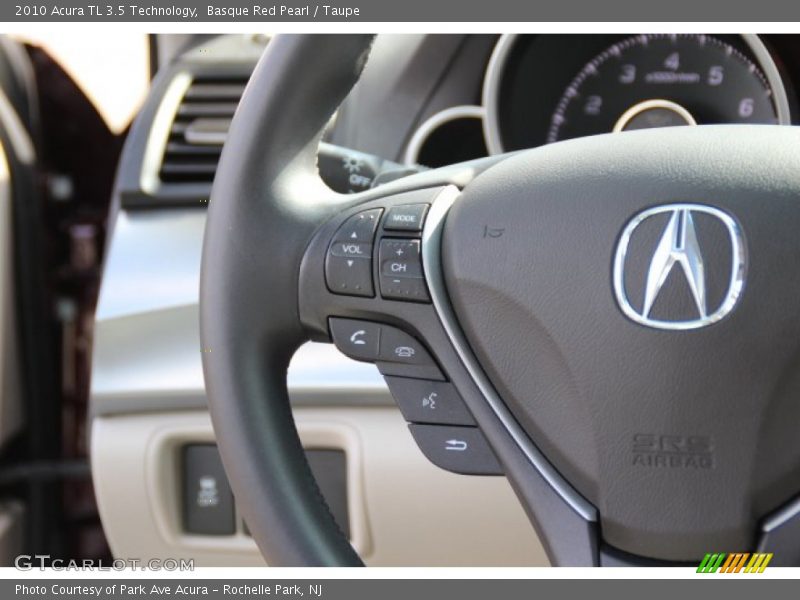 Basque Red Pearl / Taupe 2010 Acura TL 3.5 Technology