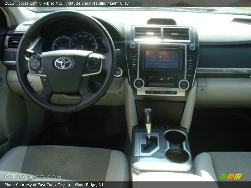 Attitude Black Metallic / Light Gray 2012 Toyota Camry Hybrid XLE