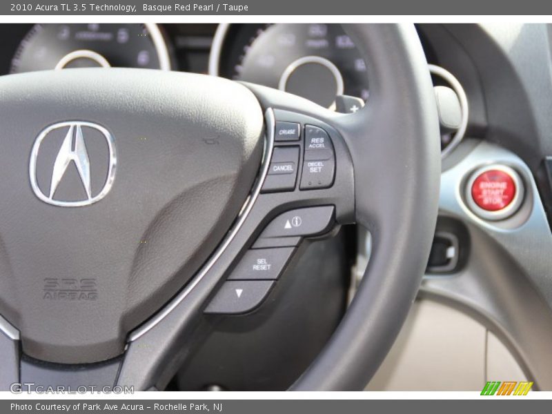Basque Red Pearl / Taupe 2010 Acura TL 3.5 Technology