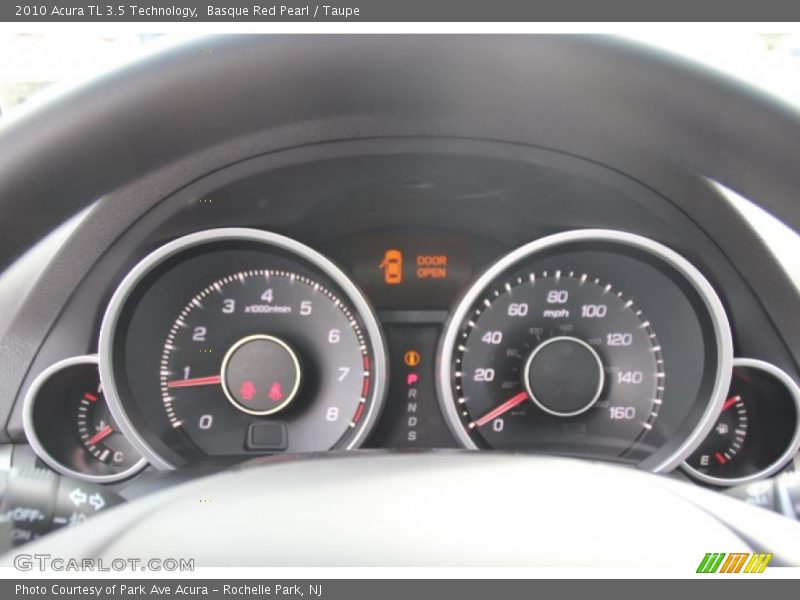 Basque Red Pearl / Taupe 2010 Acura TL 3.5 Technology