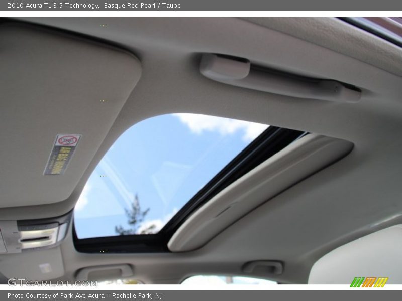 Basque Red Pearl / Taupe 2010 Acura TL 3.5 Technology