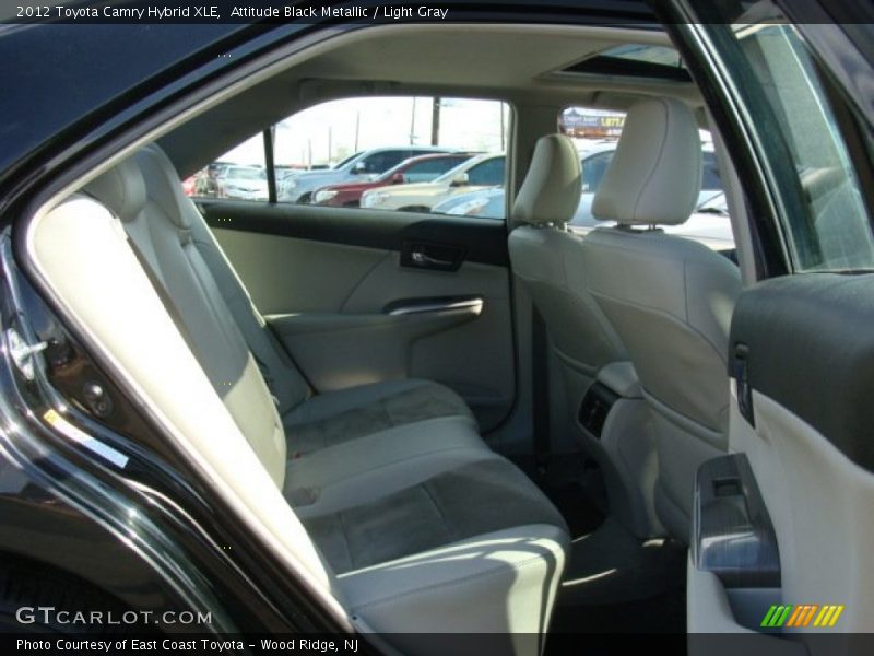 Attitude Black Metallic / Light Gray 2012 Toyota Camry Hybrid XLE
