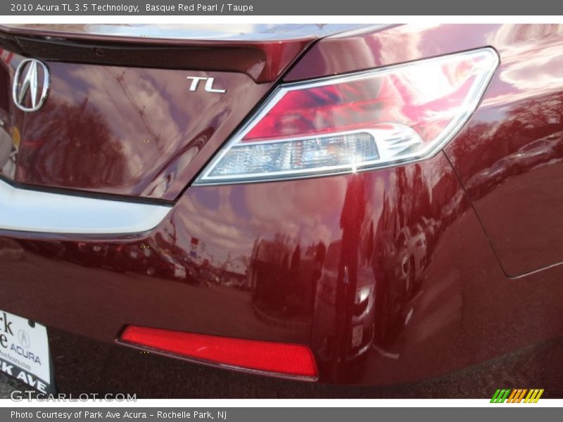 Basque Red Pearl / Taupe 2010 Acura TL 3.5 Technology