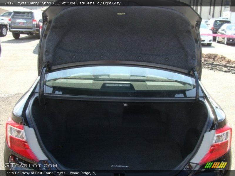 Attitude Black Metallic / Light Gray 2012 Toyota Camry Hybrid XLE