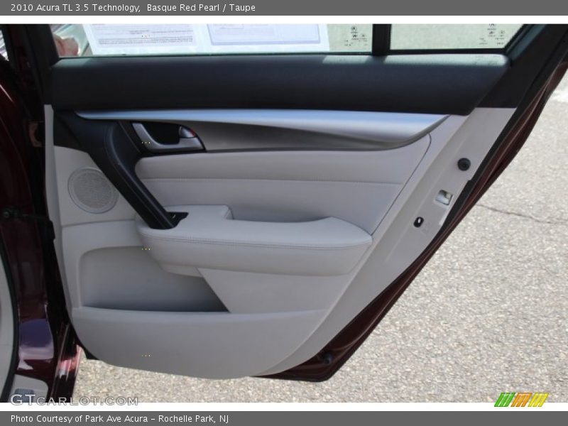 Basque Red Pearl / Taupe 2010 Acura TL 3.5 Technology