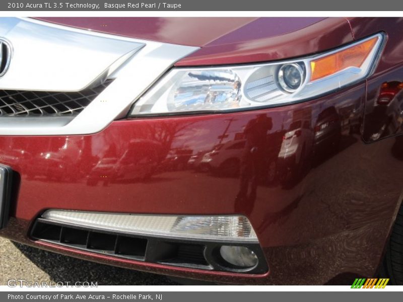 Basque Red Pearl / Taupe 2010 Acura TL 3.5 Technology