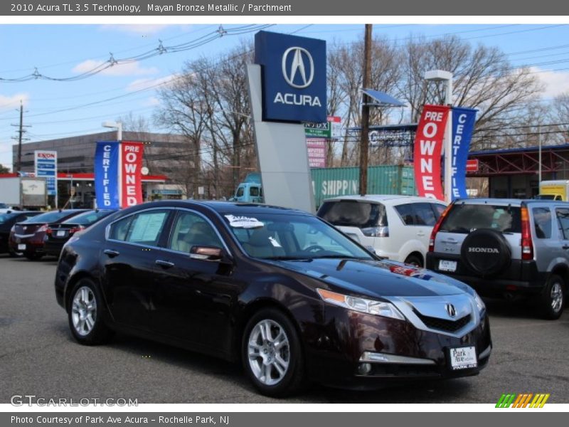 Mayan Bronze Metallic / Parchment 2010 Acura TL 3.5 Technology