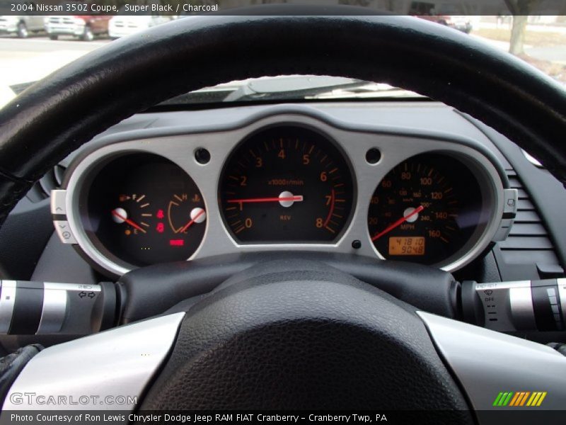 Super Black / Charcoal 2004 Nissan 350Z Coupe