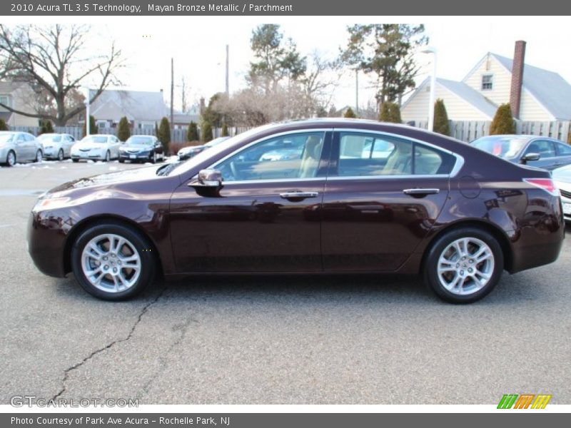 Mayan Bronze Metallic / Parchment 2010 Acura TL 3.5 Technology