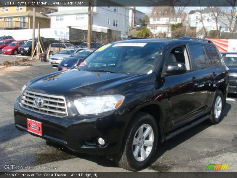 Black / Ash 2010 Toyota Highlander SE 4WD