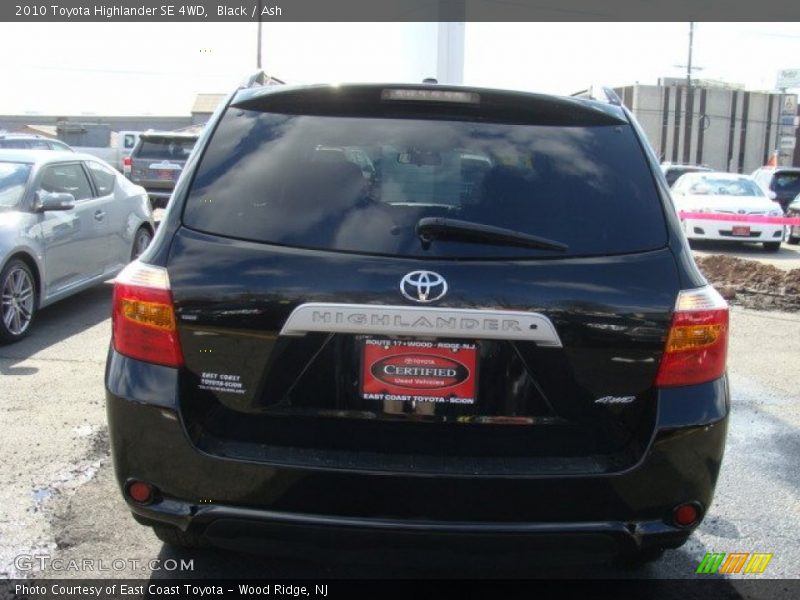 Black / Ash 2010 Toyota Highlander SE 4WD