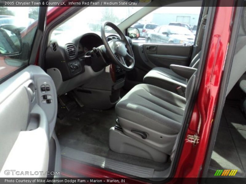 Inferno Red Pearl / Medium Slate Gray 2005 Chrysler Town & Country LX